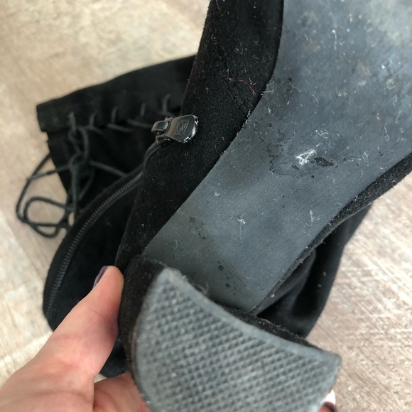 Public Desire Thigh-high Suede Boots - Picture 5 of 5